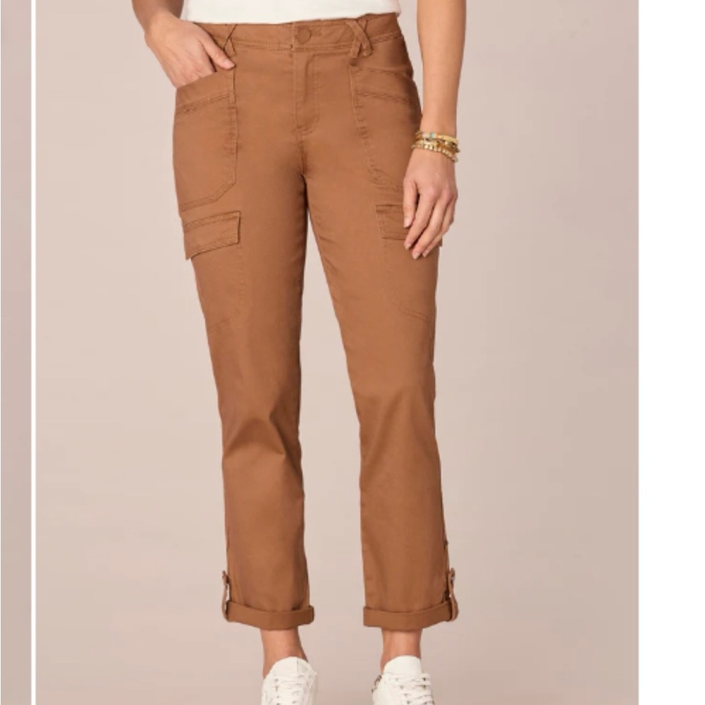 Democracy Ab"solution® High Rise Roll Cuff Cargo Pocket Cargo Utility Pants